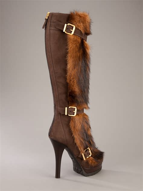 fendi knee high boots women.